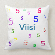 Colorful Numbers Pillows - CricketDiane pillows