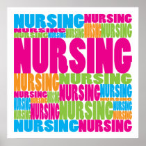 Colorful Nursing Poster