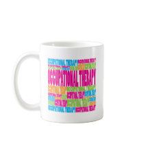 Colorful Occupational Therapy mugs