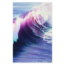 Colorful  Ocean Waves Personalized Stationery