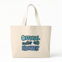 Colorful Official Easter Egg Hunter Canvas Bags