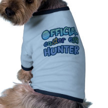 Colorful Official Easter Egg Hunter Pet Tshirt