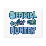 Colorful Official Easter Egg Hunter postcards