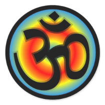 Colorful_Om Sticker