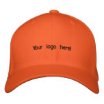 Colorful orange cap baseball cap