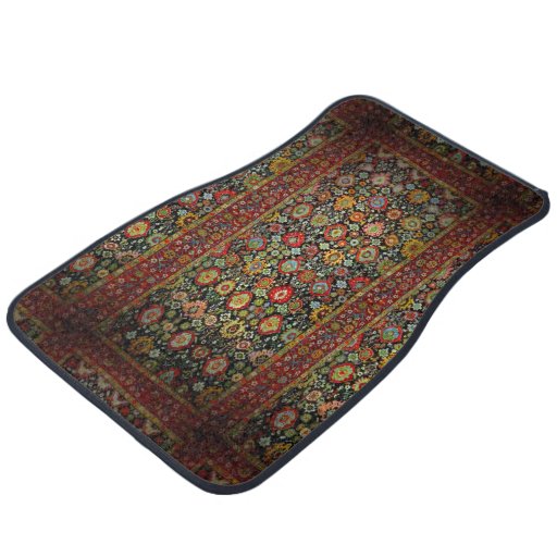 Colorful Oriental Rug design Car Mat Zazzle