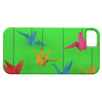 Colorful Origami Cranes casemate cases