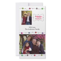 Colorful Ornaments Holiday Photo Card photo cards by artladymanor Colorful Ornaments Holiday Photo Card photo cards