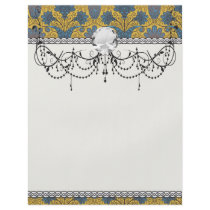 colorful ornate damask full color flyer