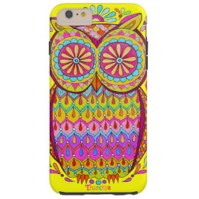 Colorful Owl iPhone 6 Plus Case