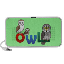 Colorful Owl speakers