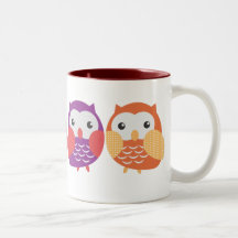 Colorful Owl Mug