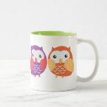 Colorful Owl Mug mugs