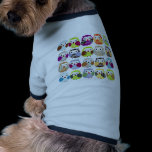 Colorful Owl Pattern Doggie Shirt