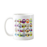 Colorful Owl Pattern mugs