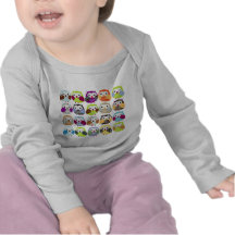 Colorful Owl Pattern Tee Shirts