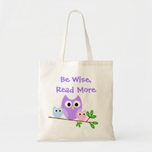 Colorful Owls Canvas Bag