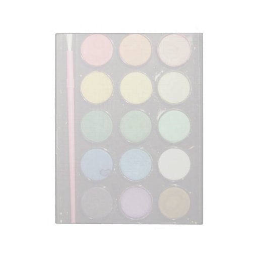 Colorful Paint Box Rainbow Memo Note Pad