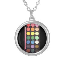 Colorful Paint Box Rainbow Necklaces