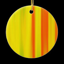 COLORFUL PAINT RAINBOW ART 3 ornaments
