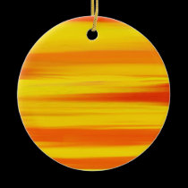 COLORFUL PAINT RAINBOW ART 4 ornaments