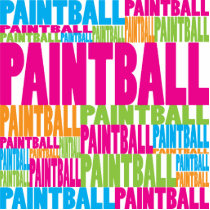 Colorful Paintball photo sculptures