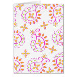 Colorful paisley - Card