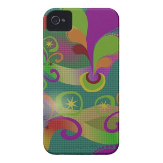 Colorful Paisley iPhone 4, 4S Case