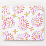 Colorful paisley - Mousepad