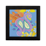 Colorful Paisley Stencil Gift Box