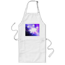 Colorful Palm Trees Grunge Layout Apron