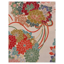 Colorful paper for craft and scrapbooking letterhead template