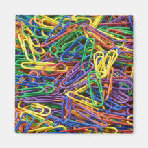 Colorful Paperclips Magnet