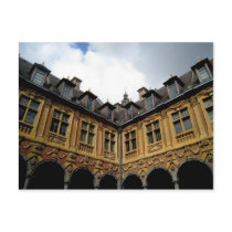 Colorful Parisian Windows Post Card