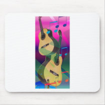 Colorful Party Guitars Mousepad