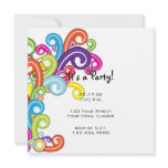 Colorful Party Invitation