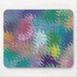 Colorful Pastel Ripple Mousepad