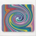 Colorful Pastel Twirl Mousepad mousepads
