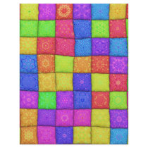 colorful patchwork personalized flyer