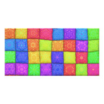 colorful patchwork photo cards by fotowino colorful patchwork photo cards