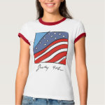 Colorful Patriotic Abstract 4th of July Tees shirt
