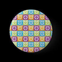 colorful pattern buttons