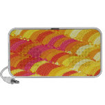 Colorful Pattern Creation "Feathers" Laptop Speakers
