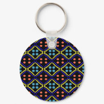 Colorful pattern keychains by DonnaGraysonAbstract Colorful pattern keychains