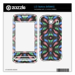 Colorful pattern on black skin for the LG vortex