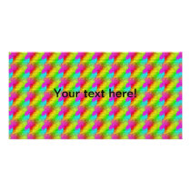 Colorful pattern picture card
