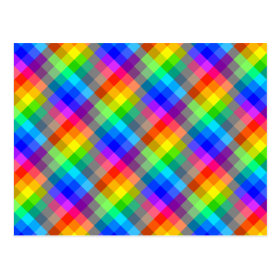 Colorful pattern. Rainbow Colors. Postcard