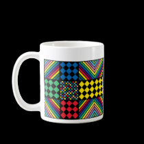 Colorful Patterned Coffee Mug