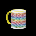 Colorful patterned coffee mug mugs