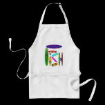 Colorful Patterned Fish Apron aprons